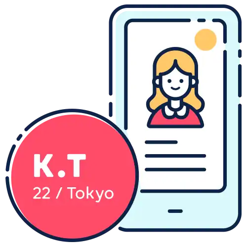 ニックネームで登録可能